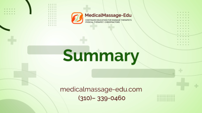 Orthopedic Massage - Summary